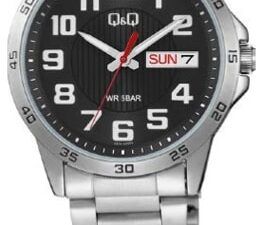 Authentic Q&Q Men 40 mm Metal Quartz Designer Wristwatch  – Q&Q ATTRACTIVE