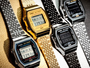 Authentic CASIO COLLECTION & VINTAGE Unisex 38 mm Resin Quartz Designer Wristwatch  – CASIO VINTAGE