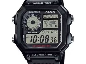 Authentic CASIO COLLECTION & VINTAGE Men 42 mm Resin Quartz Designer Wristwatch  – CASIO SPORT