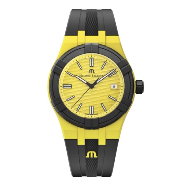 Authentic MAURICE LACROIX Men 40 mm Plastic Quartz High-end Wristwatch  - Sapphire Glass - MAURICE LACROIX