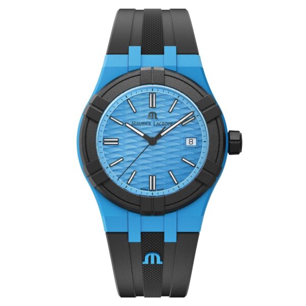 Authentic MAURICE LACROIX Men 40 mm Plastic Quartz High-end Wristwatch  - Sapphire Glass - MAURICE LACROIX