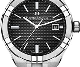 Authentic MAURICE LACROIX Men 39 mm Stainless Steel Luxurious Wristwatch  – Sapphire Glass – MAURICE LACROIX