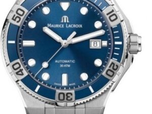 Authentic MAURICE LACROIX Men 43 mm Stainless Steel Luxurious Wristwatch  – Sapphire Glass – MAURICE LACROIX