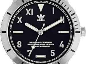 Authentic ADIDAS Men 42 mm Stainless Steel Quartz Designer Wristwatch  – ADIDAS