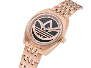 Authentic ADIDAS Men 39 mm SS IP Rose Gold Quartz Elegant Wristwatch  – ADIDAS