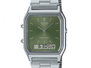 Authentic CASIO COLLECTION & VINTAGE Unisex 38 x 30 mm Resin Quartz Designer Wristwatch  – CASIO VINTAGE