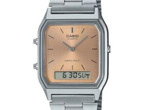 Authentic CASIO COLLECTION & VINTAGE Unisex 38 x 30 mm Resin Quartz Designer Wristwatch  – CASIO VINTAGE