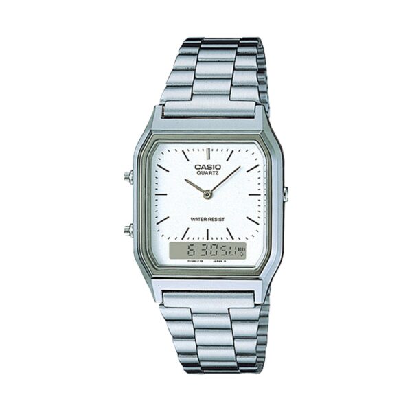 Authentic CASIO COLLECTION & VINTAGE Unisex 38 x 30 mm Resin Quartz Ana-Digit Designer Wristwatch  - CASIO VINTAGE