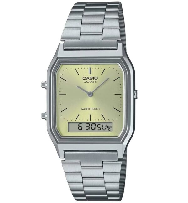 Authentic CASIO COLLECTION & VINTAGE Unisex 38 x 30 mm Resin Quartz Designer Wristwatch  - CASIO VINTAGE