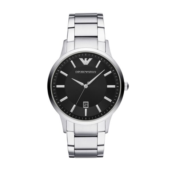 Authentic EMPORIO ARMANI Men 43 mm Stainless Steel Quartz Top-Quality Watch  - EMPORIO ARMANI