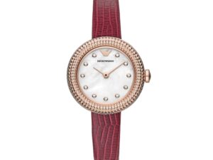 Authentic EMPORIO ARMANI Women 26 mm SS IP Rose Gold Quartz Top-Quality Wristwatch  – EMPORIO ARMANI WATCHES