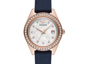 Authentic EMPORIO ARMANI Women SS IP Rose Gold Quartz Top-Quality Watch  – EMPORIO ARMANI