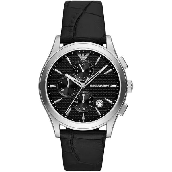 Authentic EMPORIO ARMANI Men 42 mm Stainless Steel Quartz Top-Quality Wristwatch  - EMPORIO ARMANI