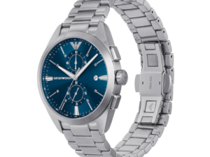 Authentic EMPORIO ARMANI Men 43 mm Stainless Steel Quartz Exclusive Wristwatch  – EMPORIO ARMANI WATCHES