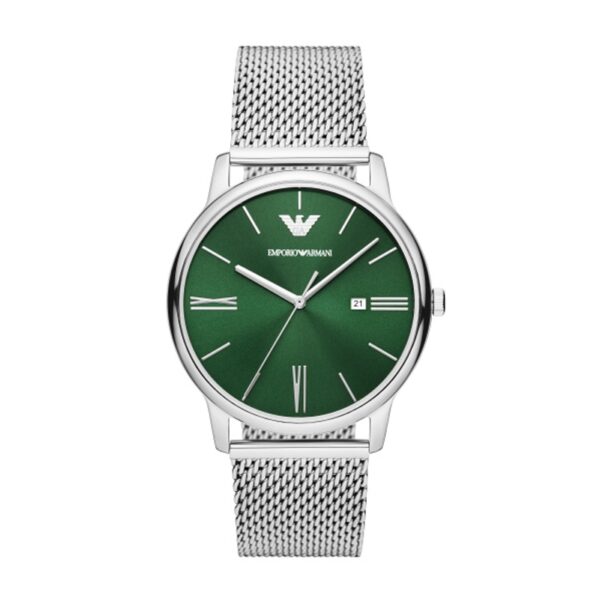 Authentic EMPORIO ARMANI Men 42 mm Stainless Steel Quartz Top-Quality Wristwatch  - EMPORIO ARMANI