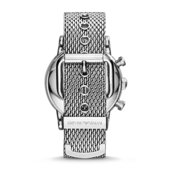 Authentic EMPORIO ARMANI Men 46 mm Stainless Steel Quartz Exclusive Wristwatch  - EMPORIO ARMANI - Image 2