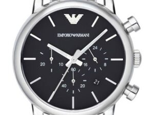 Authentic EMPORIO ARMANI Men 41 mm Stainless Steel Quartz Top-Quality Wristwatch  – EMPORIO ARMANI