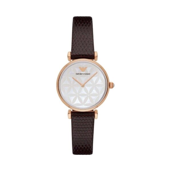 Authentic EMPORIO ARMANI Women 32 mm SS IP Gold Quartz Top-Quality Wristwatch  - EMPORIO ARMANI