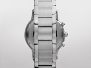 Authentic EMPORIO ARMANI Men 46 mm Stainless Steel Quartz Exclusive Wristwatch  – EMPORIO ARMANI