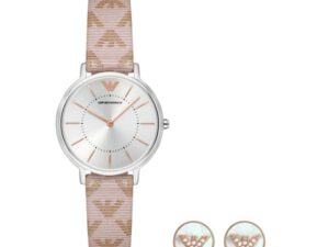 Authentic EMPORIO ARMANI Women 32 mm Stainless Steel Quartz Top-Quality Wristwatch  – Special Pack + Earrings – EMPORIO ARMANI