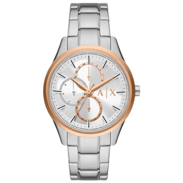 Authentic A|X ARMANI EXCHANGE Men 42 mm SS IP Rose Gold Quartz Elegant Wristwatch  - A|X ARMANI EXCHANGE