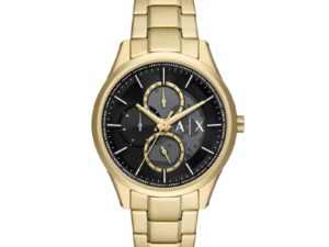 Authentic A|X ARMANI EXCHANGE Men 42 mm SS IP Gold Quartz Elegant Wristwatch  – A|X ARMANI EXCHANGE