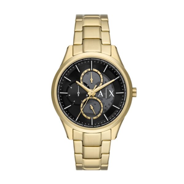 Authentic A|X ARMANI EXCHANGE Men 42 mm SS IP Gold Quartz Elegant Wristwatch  - A|X ARMANI EXCHANGE