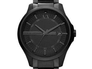 Authentic A|X ARMANI EXCHANGE Men 46 mm SS IP Black Quartz Elegant Wristwatch  – A|X ARMANI EXCHANGE