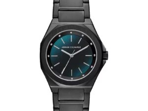 Authentic A|X ARMANI EXCHANGE Women 34 mm SS IP Black Quartz Elegant Wristwatch  – A|X ARMANI EXCHANGE