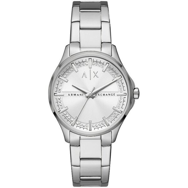 Authentic A|X ARMANI EXCHANGE Women 38 mm Stainless Steel Quartz Elegant Wristwatch  - ARMANI EXCHANGE