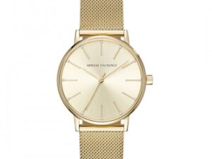 Authentic A|X ARMANI EXCHANGE Women 36 mm SS IP Gold Quartz Elegant Wristwatch  – A|X ARMANI EXCHANGE