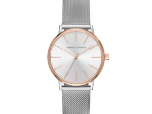 Authentic A|X ARMANI EXCHANGE Women 36 mm SS IP Rose Gold Quartz Elegant Wristwatch  – A|X ARMANI EXCHANGE