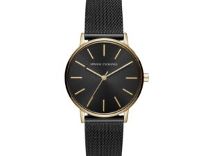 Authentic A|X ARMANI EXCHANGE Women 36 mm SS IP Gold Quartz Elegant Wristwatch  – A|X ARMANI EXCHANGE