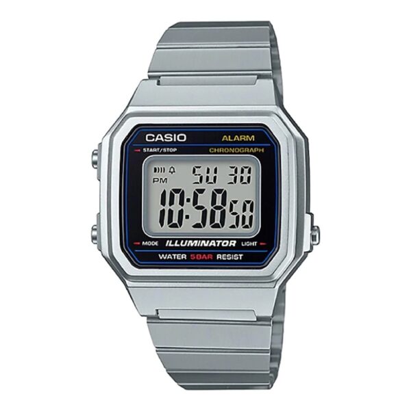 Authentic CASIO COLLECTION & VINTAGE Unisex 41 mm Resin Quartz Designer Wristwatch  - CASIO VINTAGE UNISEX STEEL