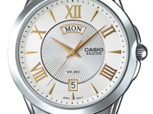 Authentic CASIO COLLECTION & VINTAGE Men 41 mm Stainless Steel Quartz Designer Wristwatch  – CASIO BESIDE