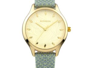 Authentic BERGSON Women Stainless Steel Quartz Designer Watch  – BERGSON