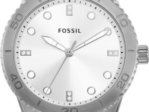 Authentic FOSSIL Women 38 mm Stainless Steel Quartz Elegant Wristwatch  – FOSSIL