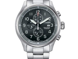 Authentic CITIZEN Men 44 mm Titanium Eco Drive Top-Quality Wristwatch  – Sapphire Glass – CITIZEN