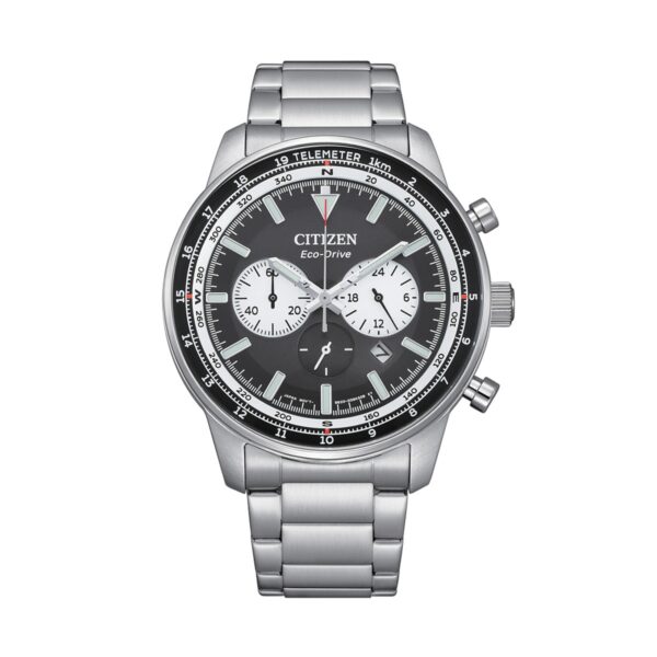 Authentic CITIZEN Men 44 mm Stainless Steel Eco Drive Elegant Wristwatch  - CITIZEN