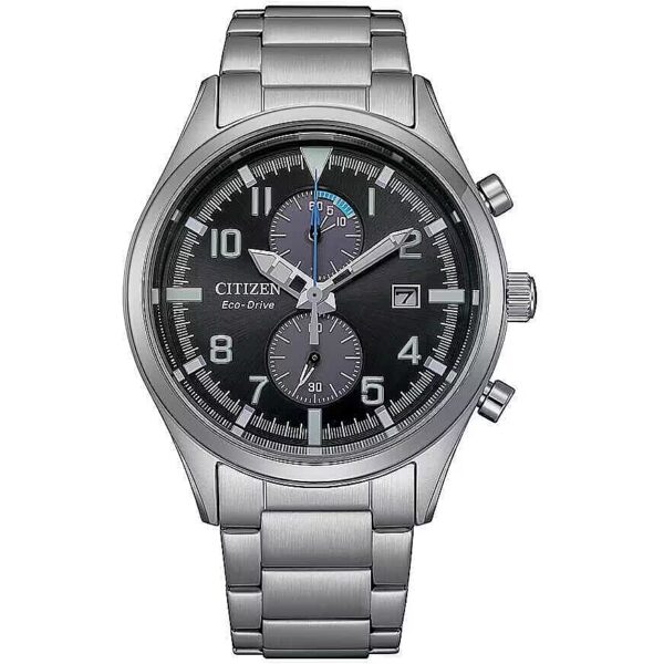 Authentic CITIZEN Men 44 mm Stainless Steel Eco Drive Elegant Wristwatch  - CITIZEN