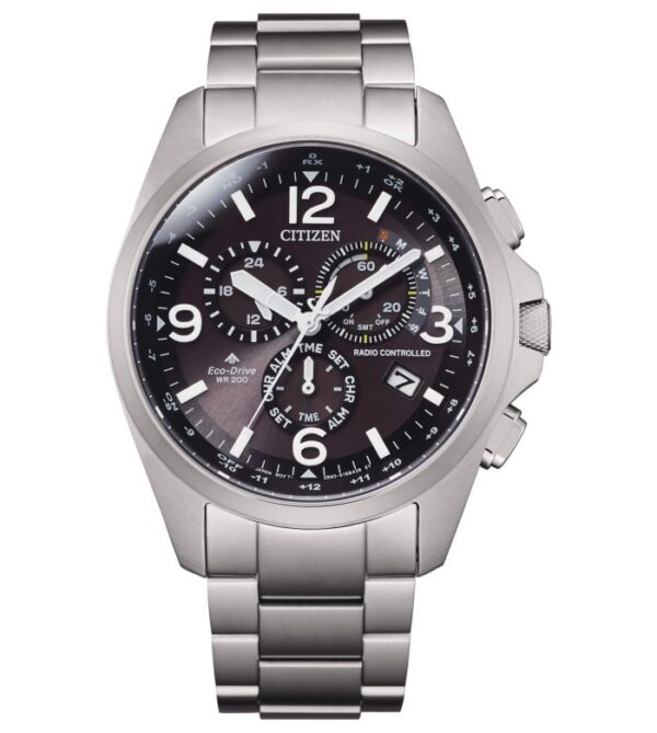 Authentic CITIZEN Men 43 mm Stainless Steel Eco Drive Premium Wristwatch  - Sapphire Glass - CITIZEN