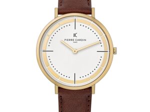 Authentic PIERRE CARDIN Men SS IP Gold Quartz Designer Watch  – PIERRE CARDIN