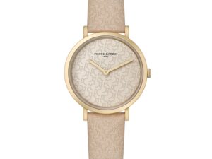 Authentic PIERRE CARDIN Women SS IP Gold Quartz Designer Watch  – PIERRE CARDIN