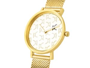 Authentic PIERRE CARDIN Women SS IP Gold Quartz Designer Watch  – PIERRE CARDIN