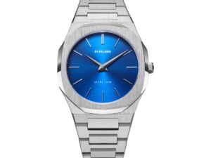 Authentic D1 MILANO Men 40 mm Stainless Steel Quartz Exclusive Wristwatch  – Sapphire Glass – D1 MILANO ULTRA THIN BRACELET