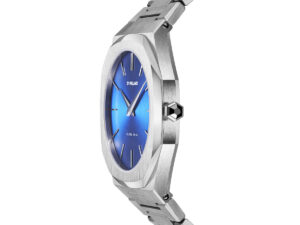 Authentic D1 MILANO Men 40 mm Stainless Steel Quartz Exclusive Wristwatch  – Sapphire Glass – D1 MILANO ULTRA THIN BRACELET