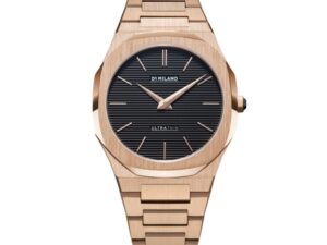 Authentic D1 MILANO Unisex 40 mm SS IP Rose Gold Quartz Exclusive Wristwatch  – Sapphire Glass – D1 MILANO