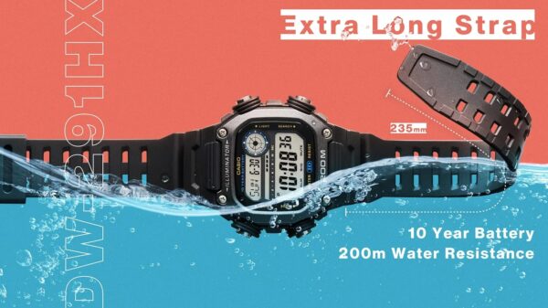 Authentic CASIO COLLECTION & VINTAGE Men 50 mm Resin Quartz Designer Wristwatch  - CASIO SPORT - Image 2