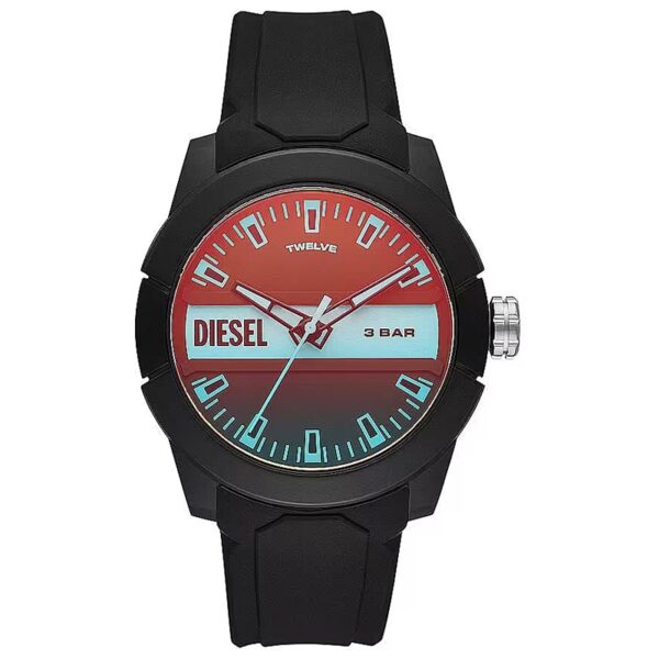 Authentic DIESEL Men 45 mm Plastic Quartz Designer Wristwatch  - DIESEL