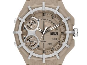 Authentic DIESEL Men 50 mm Silicone Quartz Elegant Wristwatch  – DIESEL